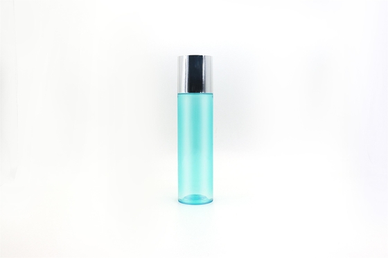 Het aangepaste Glanzende Metaillized Schroefdeksel van Logo Plastic Cosmetic Bottles With