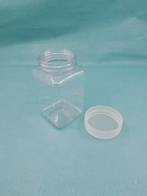 Glanzende Plastic Vierkante Kruiken met Deksels Stofdichte 250ml Capaciteit